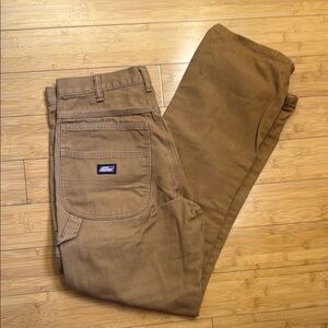 Dickies Brown Carpenter Pant Cotton Workwear 32x32